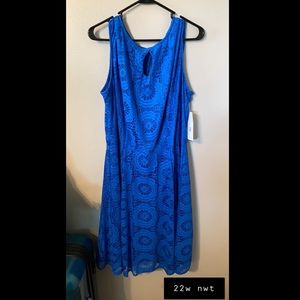Blue Dress 22W From Dia & Co